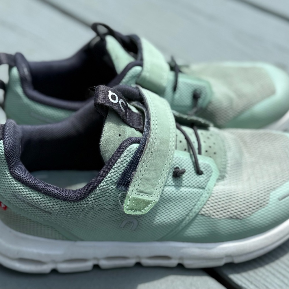 On Running Kids' Mint Green Sneakers